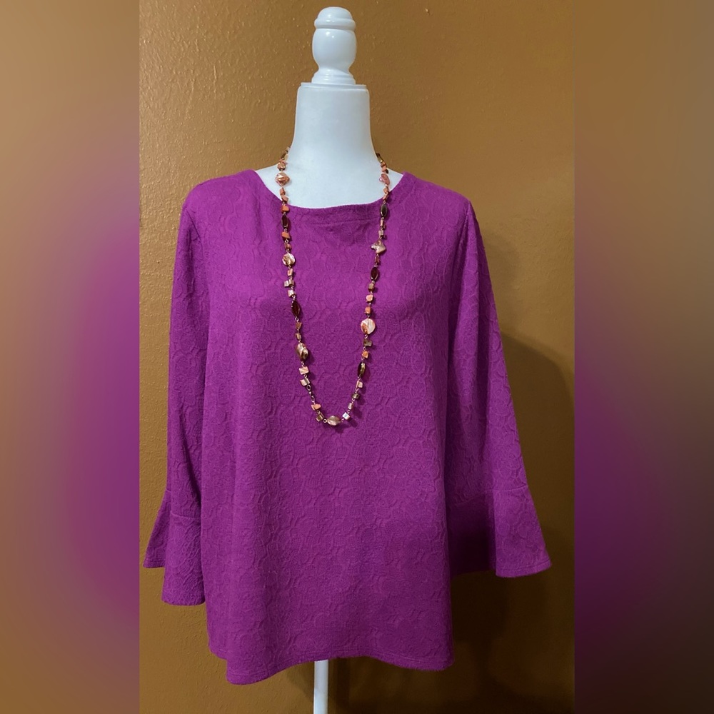 Loft bell sleeve top